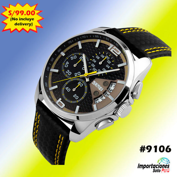 Reloj elegante #skmei 9106